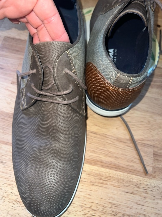 SONOMA Men\'s Brown Casual Lace-Up Oxfords